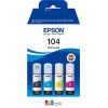 tedipro epson-104-multipack-noir-e-cyan-magenta-jaune-31194-C13T00P640